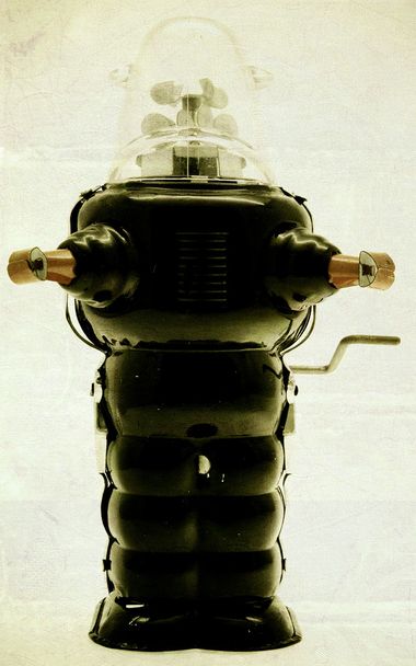 Retro estaño robot juguete
 - Foto, Imagen