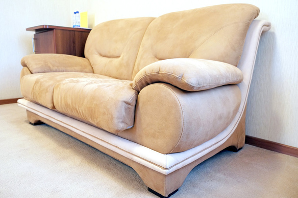 Beige sofa in room - Photo, Image