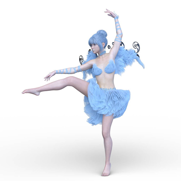 3D rendering of a fairy - Фото, зображення