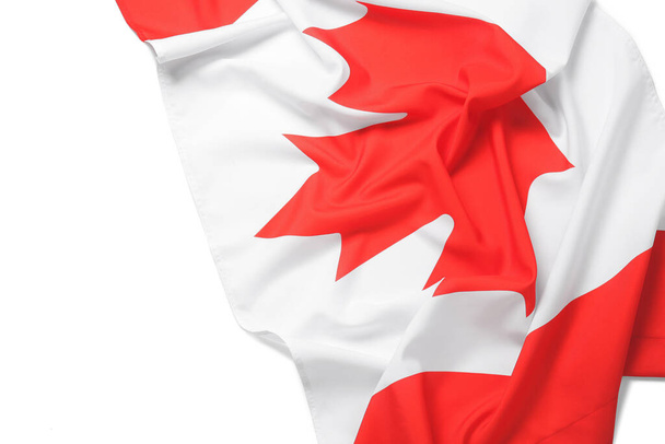 Flag of Canada on white background - Fotó, kép