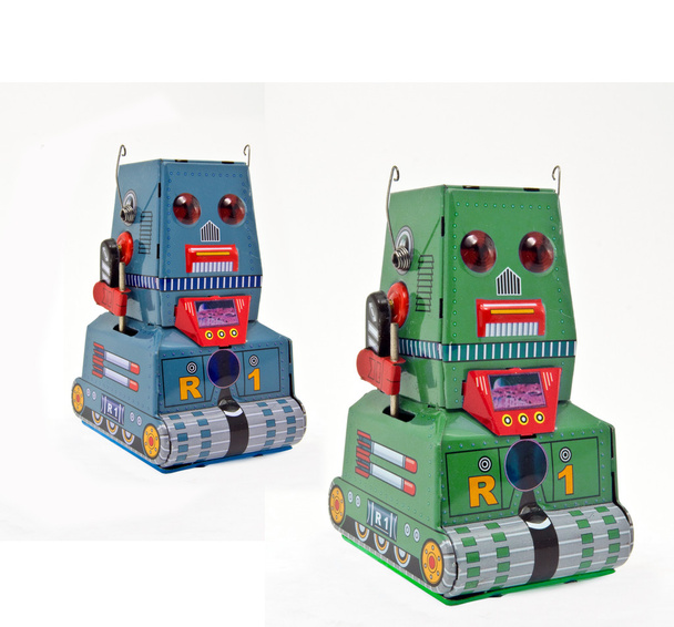 игрушки ретро-роботов
 - Фото, изображение