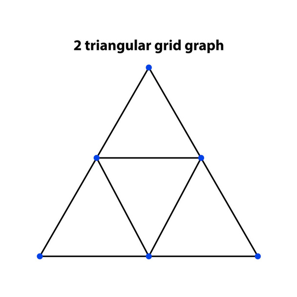 2 kolmiomainen ruudukko kaavio. Pelokas geometria vektori suunnittelu elementtejä. geometrian maailma monimutkaisten kuviemme kanssa. mustan linjan taiteessa. - Vektori, kuva