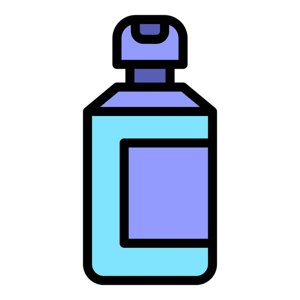 Spray bottle paint icon. Outline Spray bottle paint vector icon for web design isolated on white background color flat - Wektor, obraz