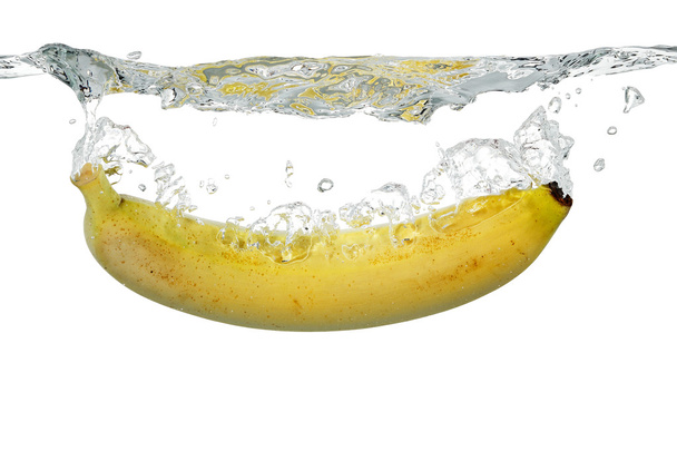 banana in water - Фото, изображение