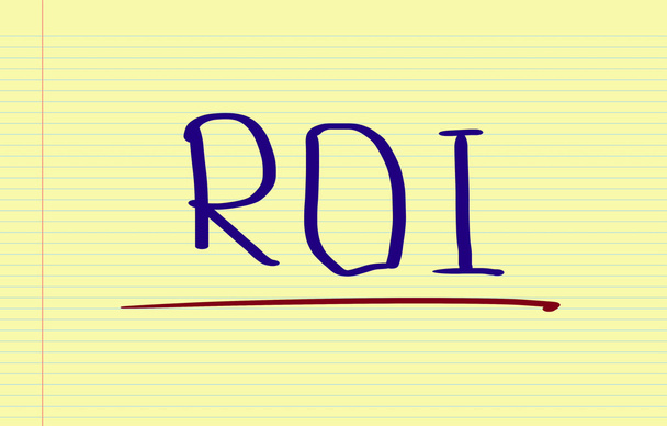 ROI - Concepto de retorno de la inversión
 - Foto, imagen
