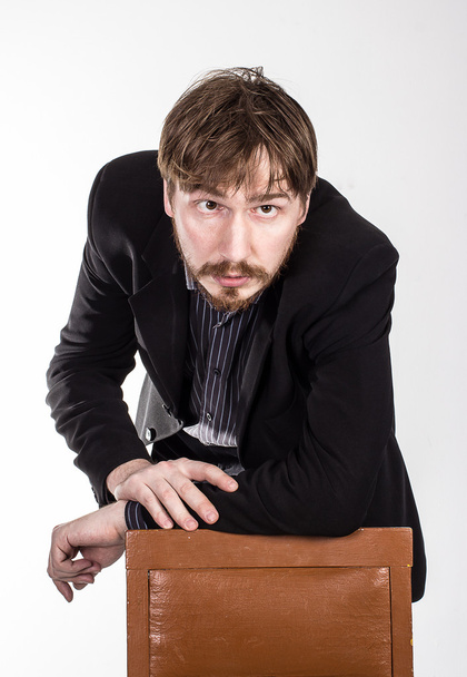 Portrait of a man with a beard - Фото, изображение