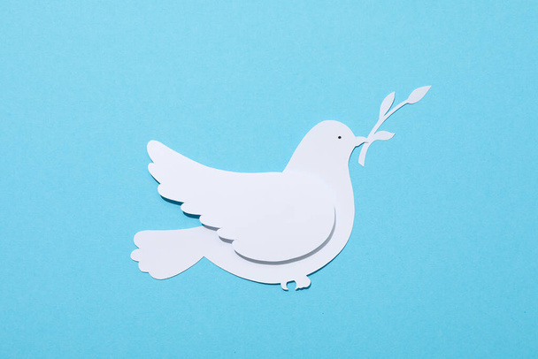 International day of peace or world peace day, symbol of peace - pigeon - Φωτογραφία, εικόνα