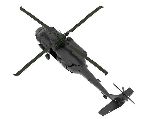 Gerçekçi 3D Helikopter kapat - Fotoğraf, Görsel