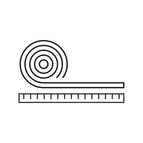 Roll insulation icon. Vector illustration. stock image. EPS 10. - Vecteur, image
