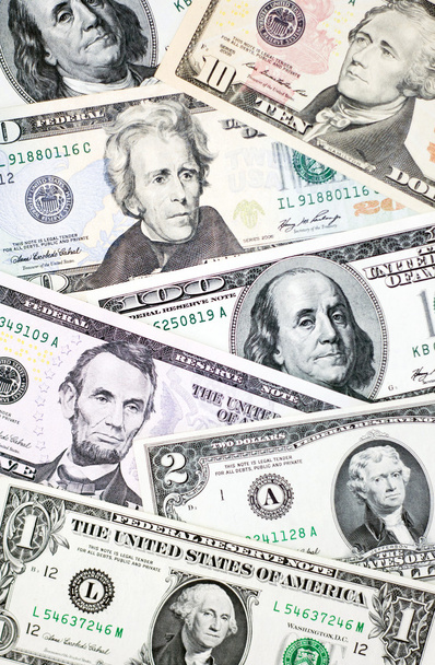 bankbiljetten van Verenigde Staten van Amerika - dollar - Foto, afbeelding