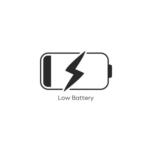Batterieladevorgang. Unterschiedliche Akkuladung. Entladetes, aufgeladenes und voll aufgeladenes Smartphone - Vektor, Bild
