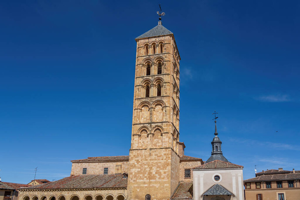 Kostel San Esteban Tower - Segovia, Španělsko - Fotografie, Obrázek