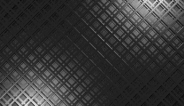 Fond noir pur avec grille et lumière des deux côtés, Ombres, Figure, Conception abstraite, Forme - Photo, image