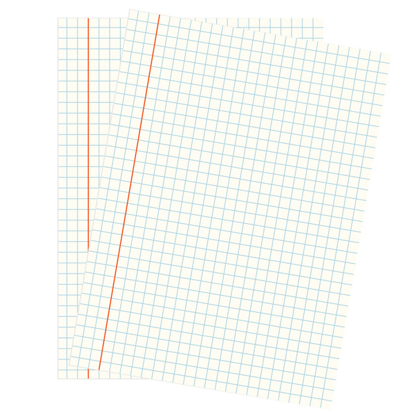 Cuaderno hojas de papel
 - Vector, imagen
