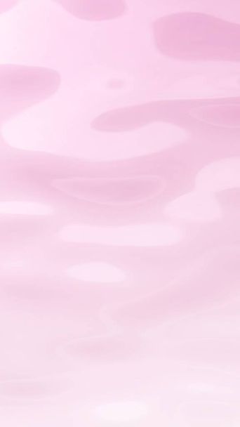 Rosa rosa gradiente leche líquido superficie belleza cuidado fondo. Concepto Ilustración 3D creativo movimiento vertical del agua placa posterior. Concepto de hidratación de limpieza y el producto de cuidado corporal muestran el telón de fondo. - Foto, Imagen