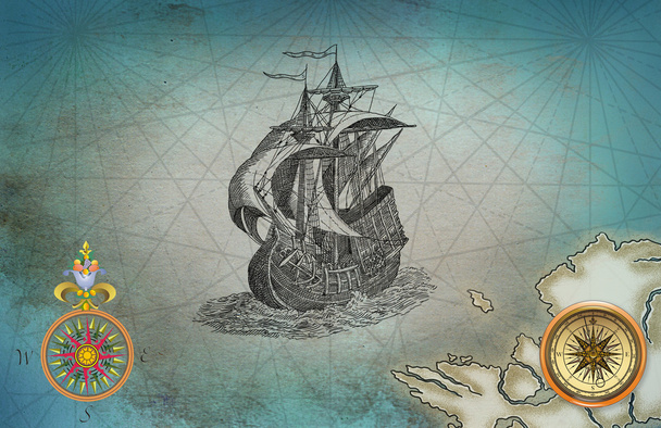 Pirate map - Фото, зображення