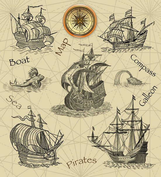 Pirate map - Photo, Image