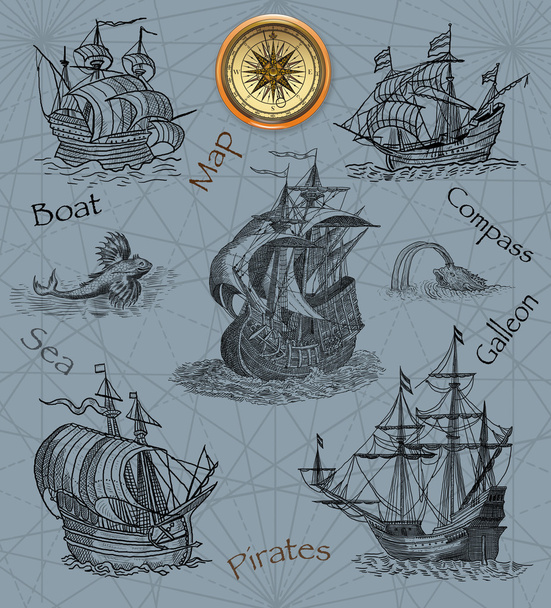 Pirate map - Fotó, kép