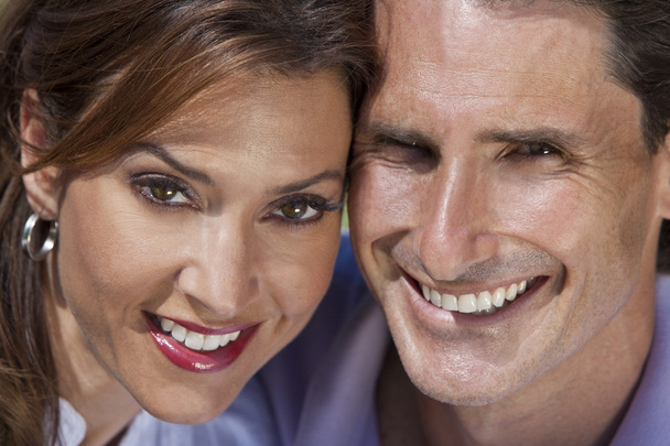 Successful Happy Middle Aged Man and Woman Couple Portrait - Valokuva, kuva