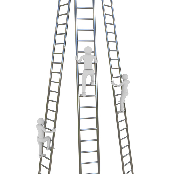 Ladder Rivalry - Photo, Image