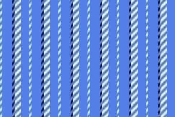 パターンベクター ブルーとホワイトカラーのストライプファブリックの織物の背景を持つシームレスなラインテクスチャの垂直. - ベクター画像