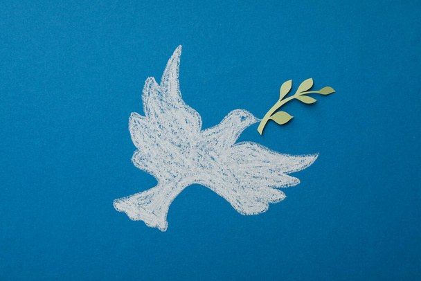 Internationaler Tag des Friedens oder Weltfriedenstag, Symbol des Friedens - Taube - Foto, Bild