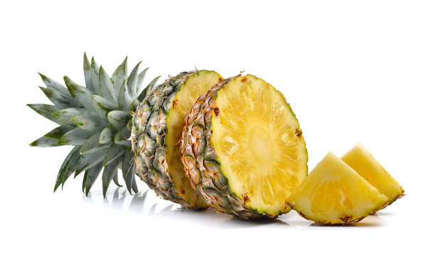 pineapple on white background - Photo, Image