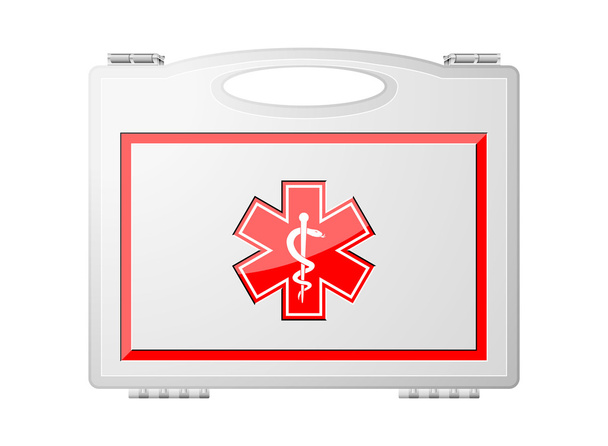 First Aid Kit. Medical Equipment - Vector, Image