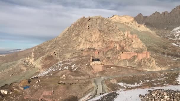 Ishak pasa palota (ishakpasa sarayi) közelében Dogubayazit, Kelet-Törökország - Felvétel, videó