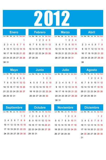 Kalendarz 20120 5 - Wektor, obraz