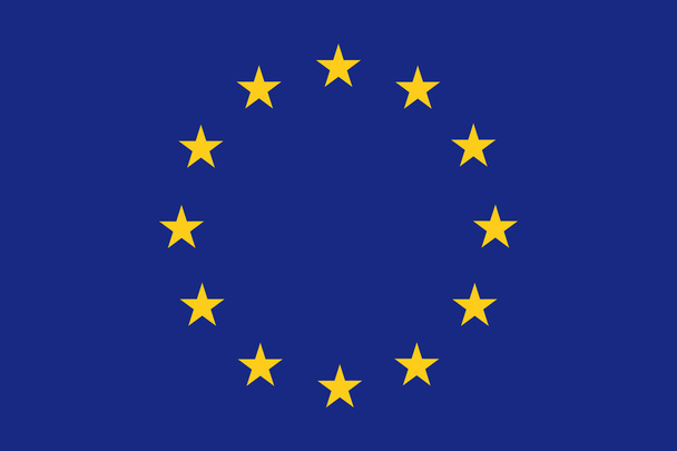 EU or UE flags - Vector, Image