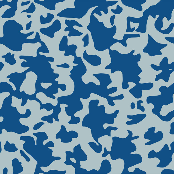 Leger Camouflage naadloze patronen van militaire Camo herhalende patroon vector marine soldaat uniform textiel - Vector, afbeelding