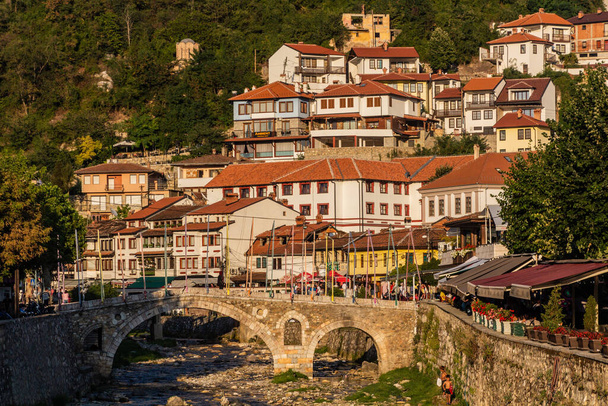 PRIZREN, KOSOVO - AUGUST 11, 2019: View of the old town in Prizren, Kosovo - Valokuva, kuva