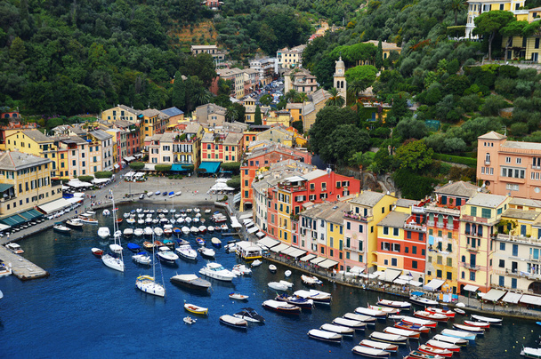 Ciudad de Portofino, Liguria, Italia
 - Foto, Imagen