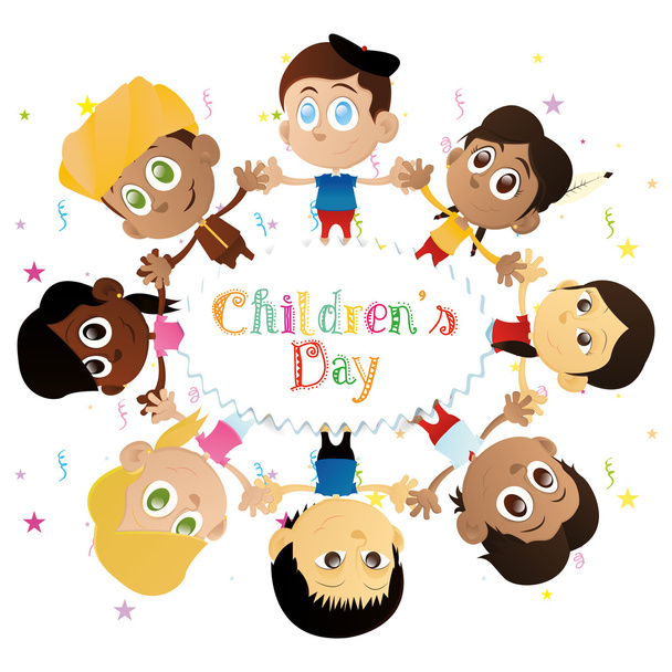 Ημέρα των παιδιών - Διάνυσμα, εικόνα