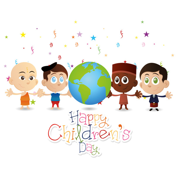 Ημέρα των παιδιών - Διάνυσμα, εικόνα
