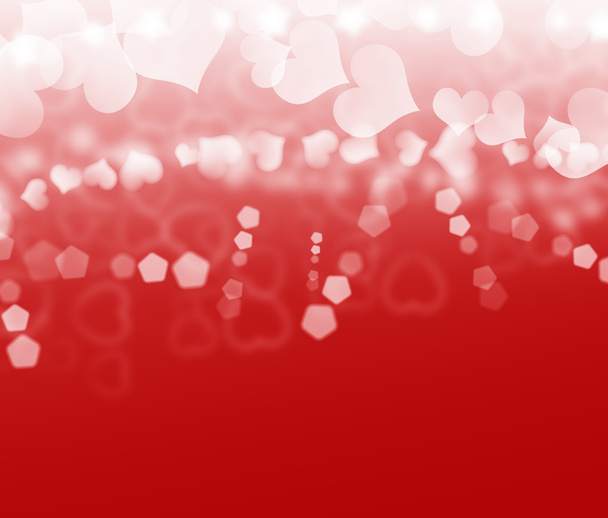 Valentines day background with hearts - Foto, afbeelding
