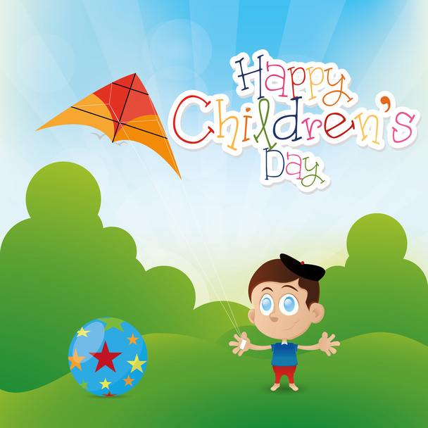 happy children's day - Vettoriali, immagini