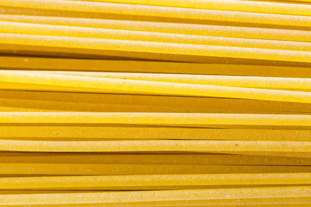 Organic yellow spaghetti pasta - Foto, Imagen