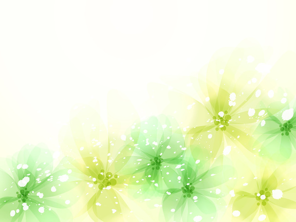 vector background with flowers - Vektor, kép