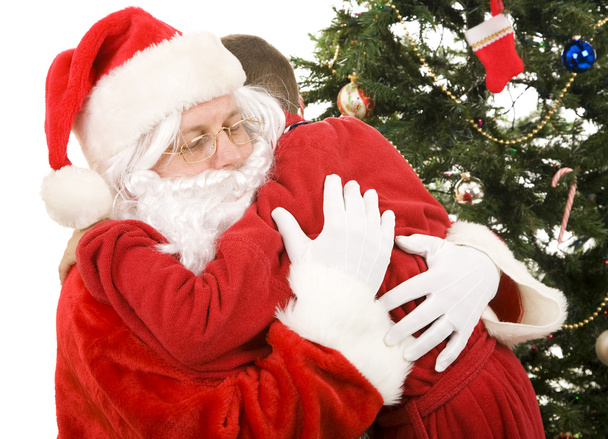 Santa's Christmas Hug - Photo, image