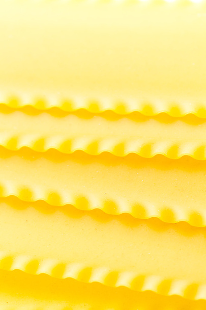 Organic yellow lasagne pasta - Photo, Image