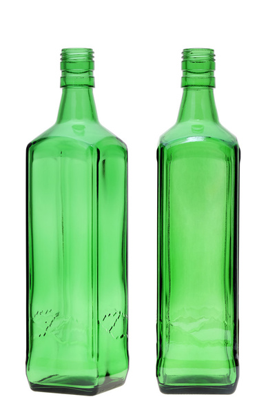 grüne Glasflasche - Foto, Bild