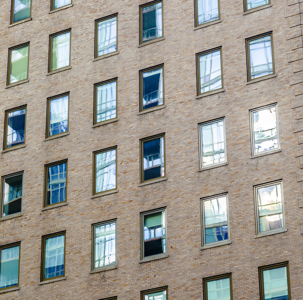vysoká starší cihlové budovy v new Yorku - Fotografie, Obrázek