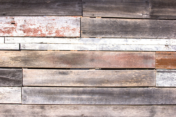 viejo fondo de madera con tableros horizontales - Foto, imagen