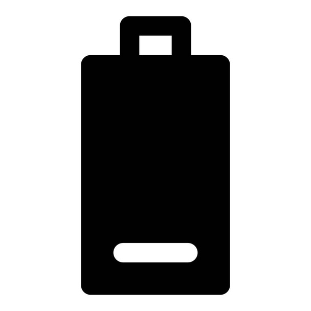 Battery low as a result of regular use - Vector, Image