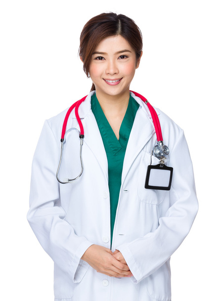 Female doctor with stethoscope - Fotó, kép