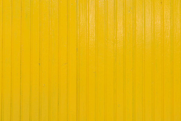 Rough textured wall surface from yellow planks. Backdrop for design, graphic resource. Texture background. - Foto, immagini