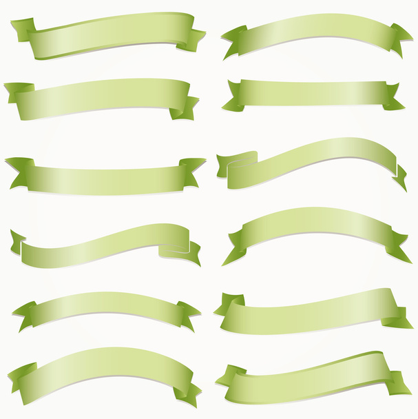 Set of vector ribbons for your text - Vector, Imagen