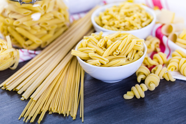 Variety of organic dry pasta - Photo, Image